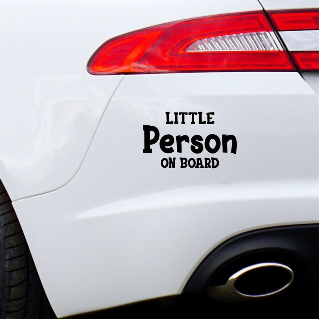 Little Person On Board Car Sticker