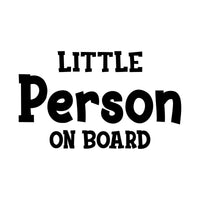 Little Person On Board Car Sticker