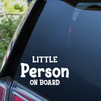 Little Person On Board Car Sticker