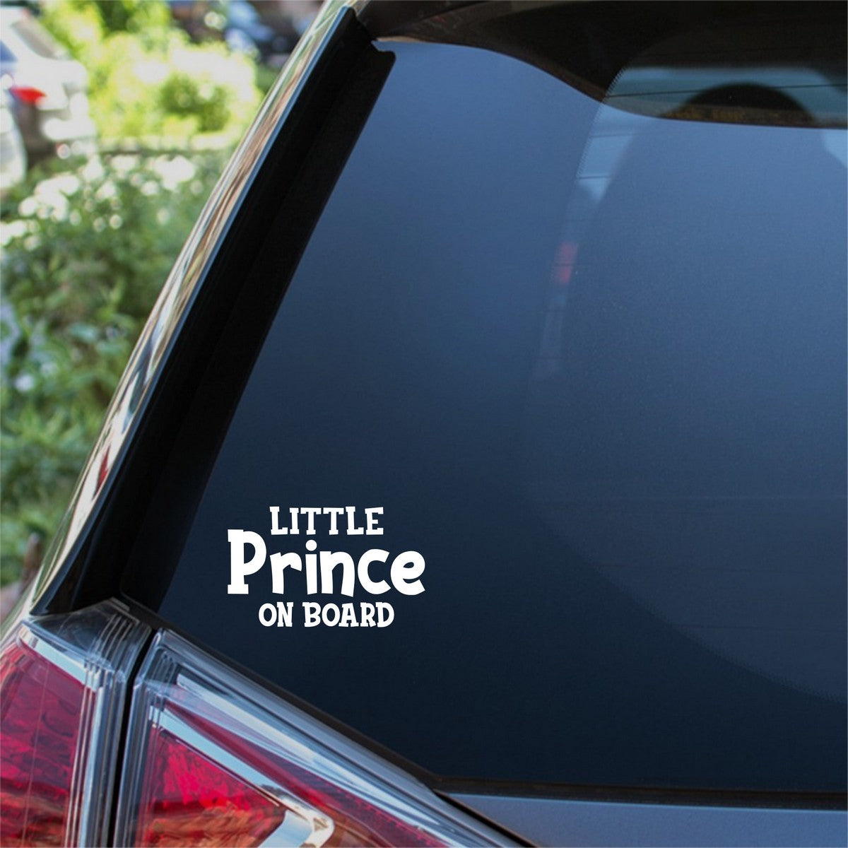 Little Prince On Board Car Sticker