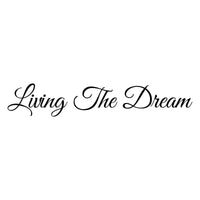 Living The Dream Car Sticker