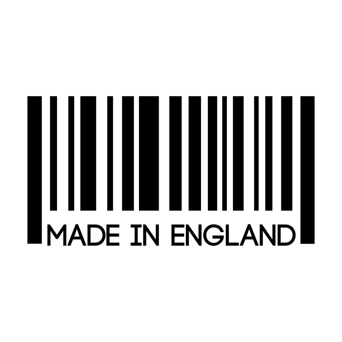 Made In England Car Sticker