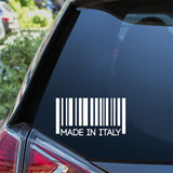 Made In Italy Car Sticker