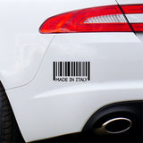 Made In Italy Car Sticker