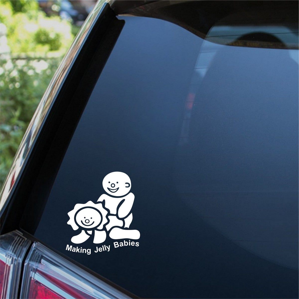 Making Jelly Babies Car Sticker