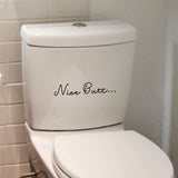 Nice butt funny toilet sticker