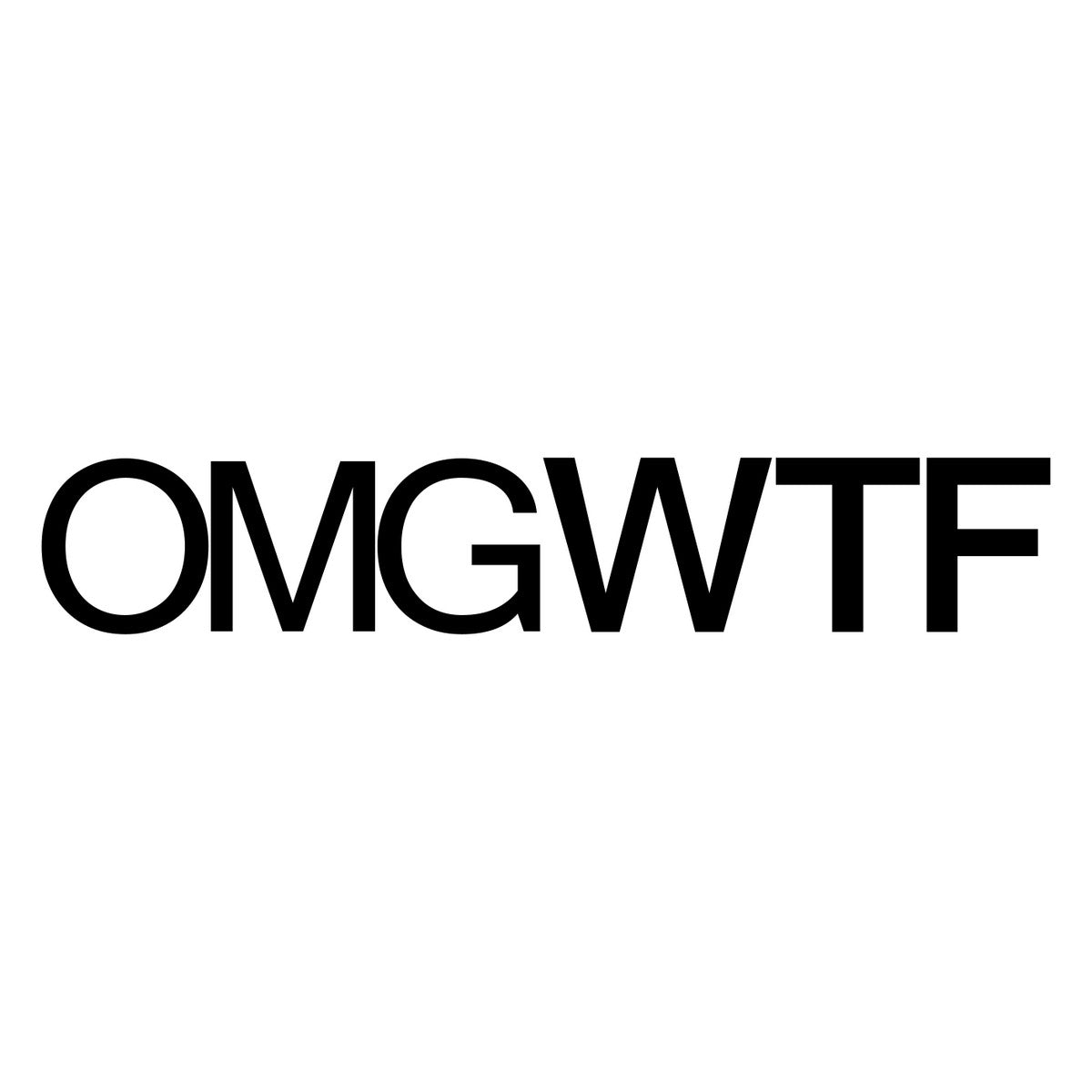 OMGWTF Car Sticker
