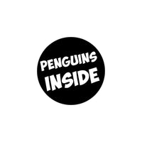 Penguins Inside Car Sticker