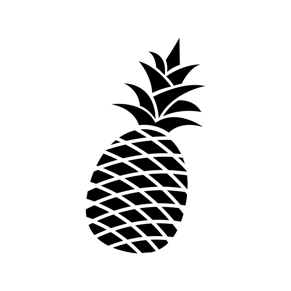 Pineapple Car Sticker