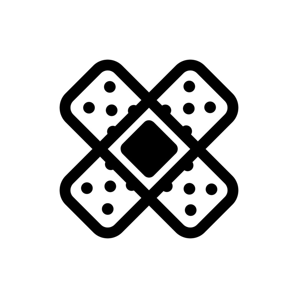 Plaster Car Sticker