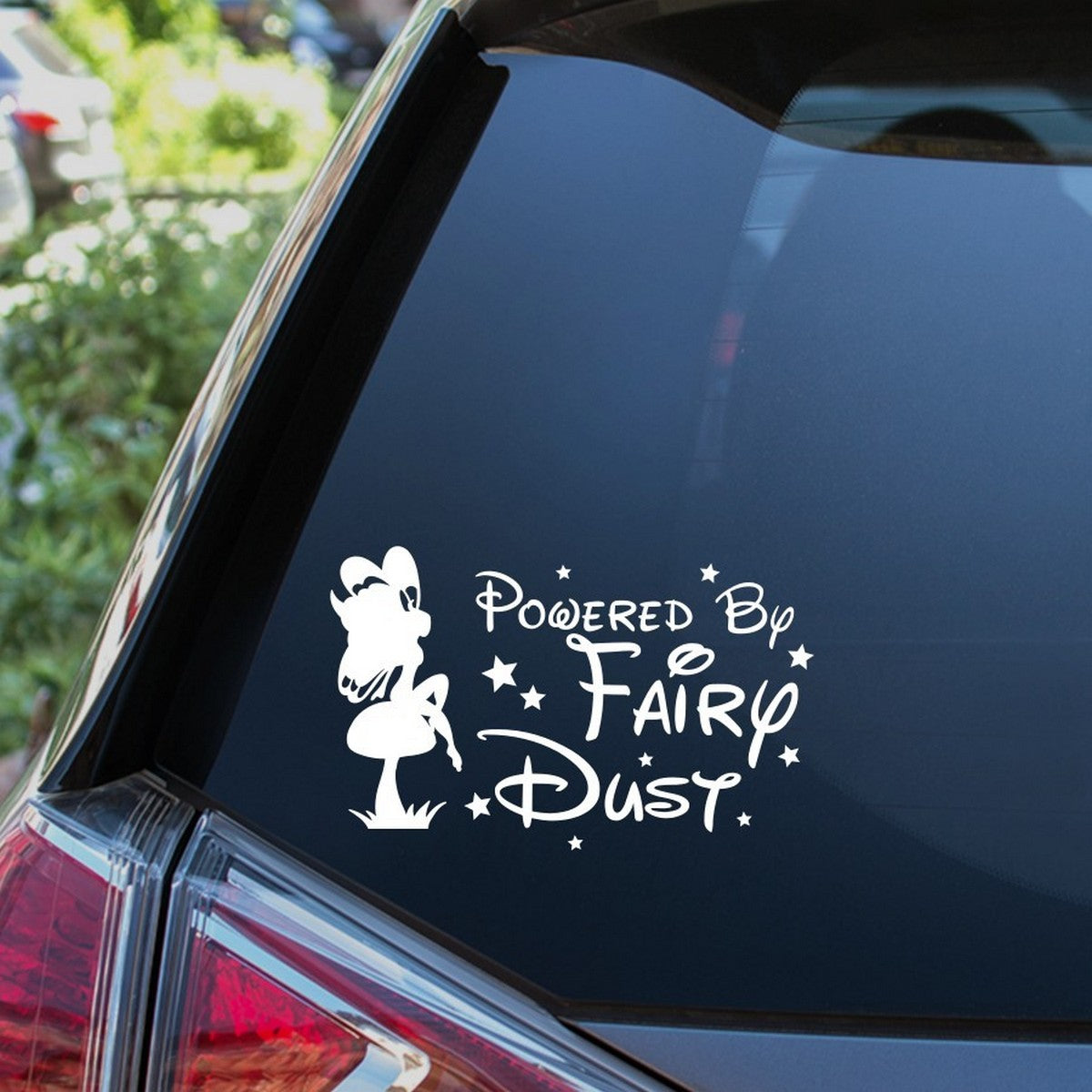 Powered By Fairy Dust Car Sticker