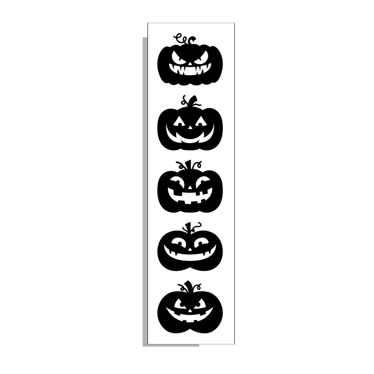 Pumpkin Wine Glass Stickers