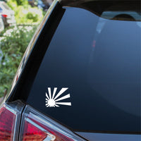 Rising Sun Car Stickers
