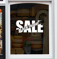 Black Friday Sale Shop Window Sticker Vinyl Decal Graphics Sign