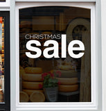 Christmas Sale Shop Window Sticker