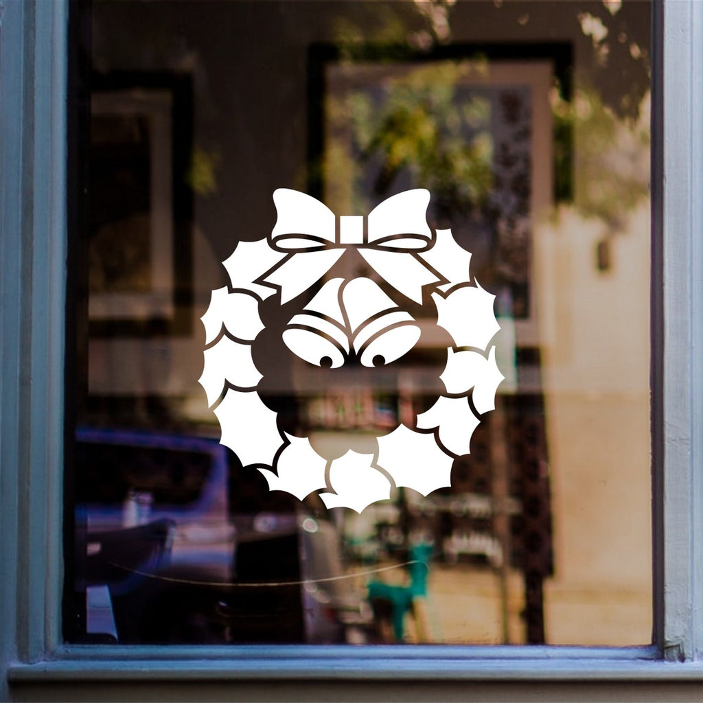 Wreath Christmas Window Sticker