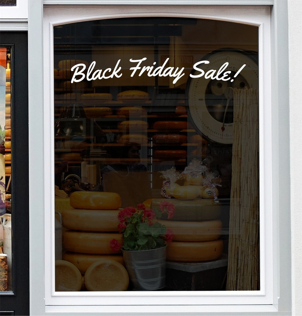 Black Friday Shop Window Decal Vinyl Graphic Sticker Sign