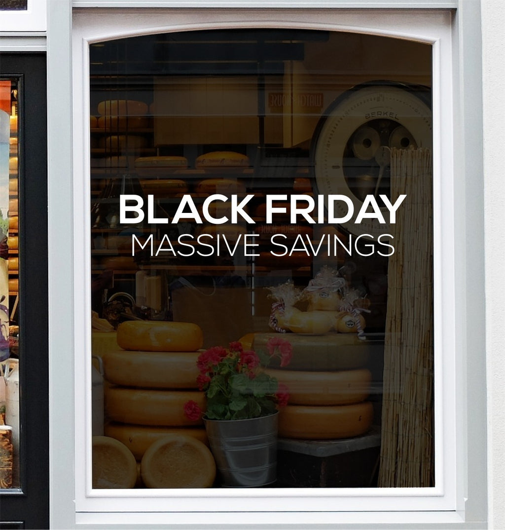 Black Friday Shop Window Decal Vinyl Graphic Sticker Sign