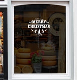 Tis The Season Merry Christmas Window Sticker Vinyl Decal