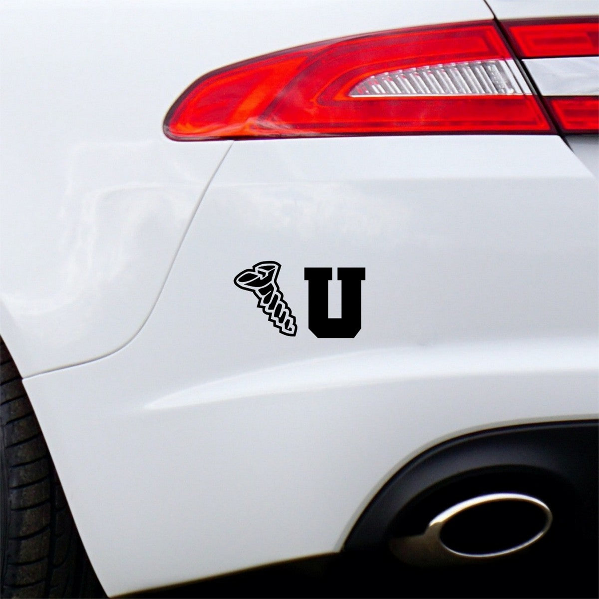 Screw U Car Sticker