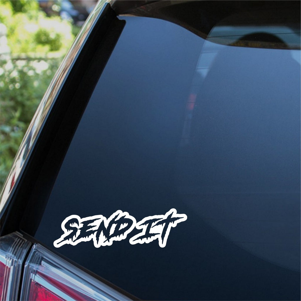 Send It Outline Car Sticker