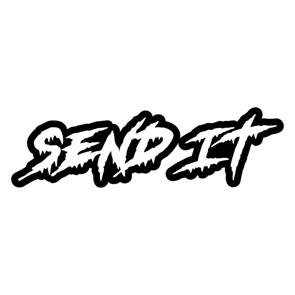 Send It Outline Car Sticker