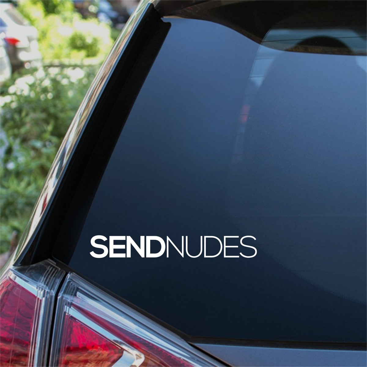 Send Nudes Car Sticker