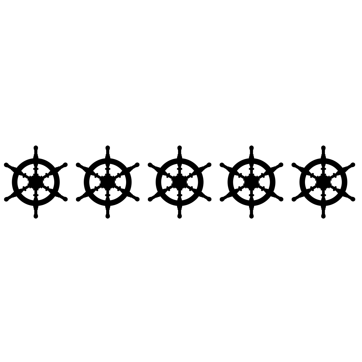 Ship Wheel Wall Tile Stickers