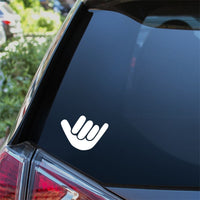 Hang Loose Shaka Shocker Car Sticker