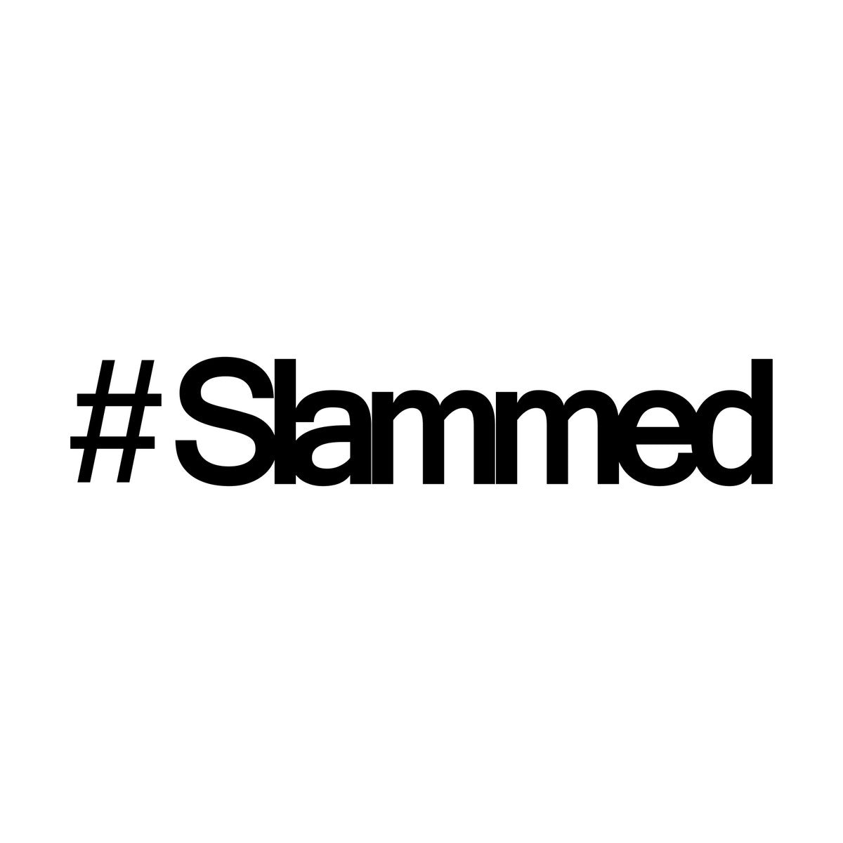 Slammed Car Sticker