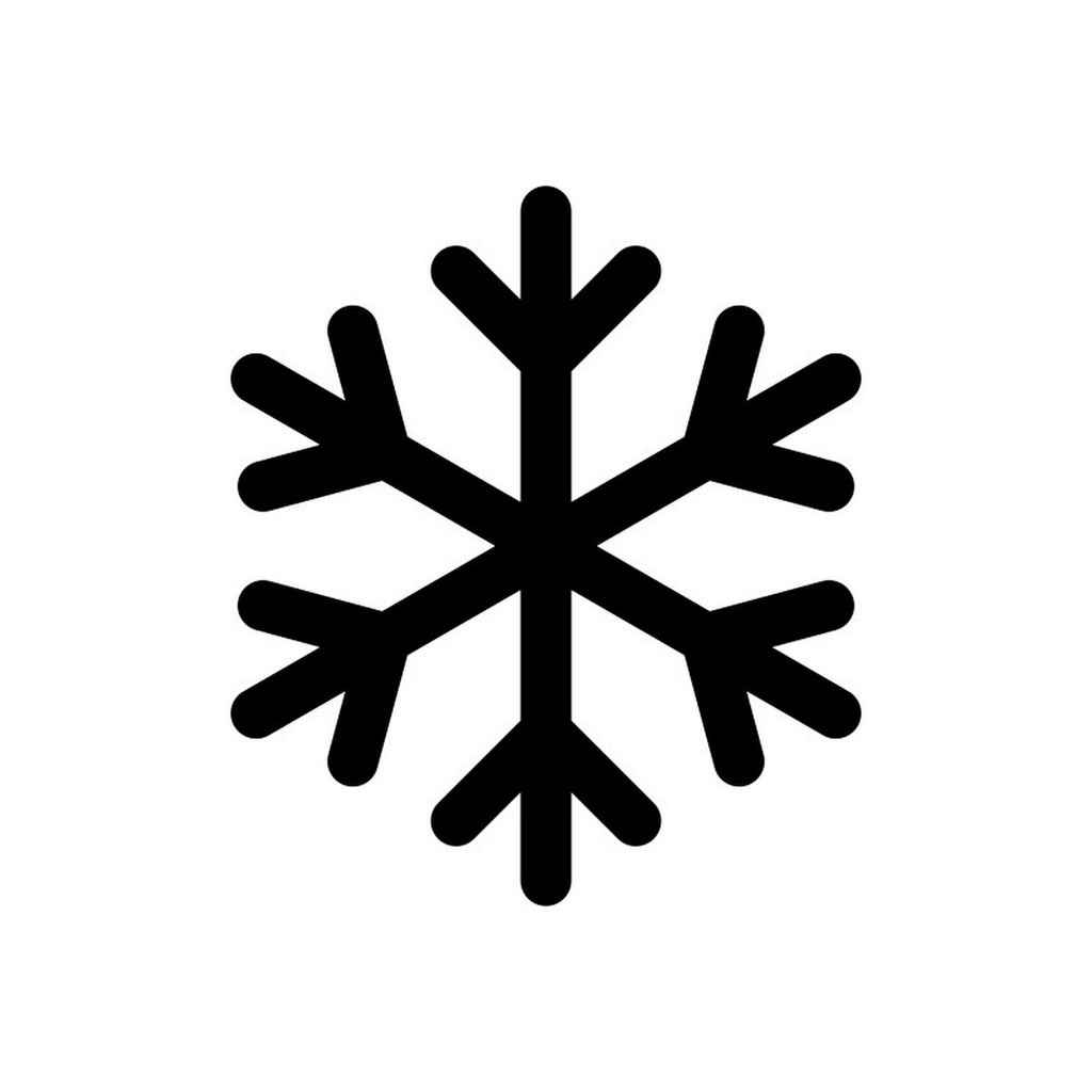 Snowflake Wine Glass Stickers