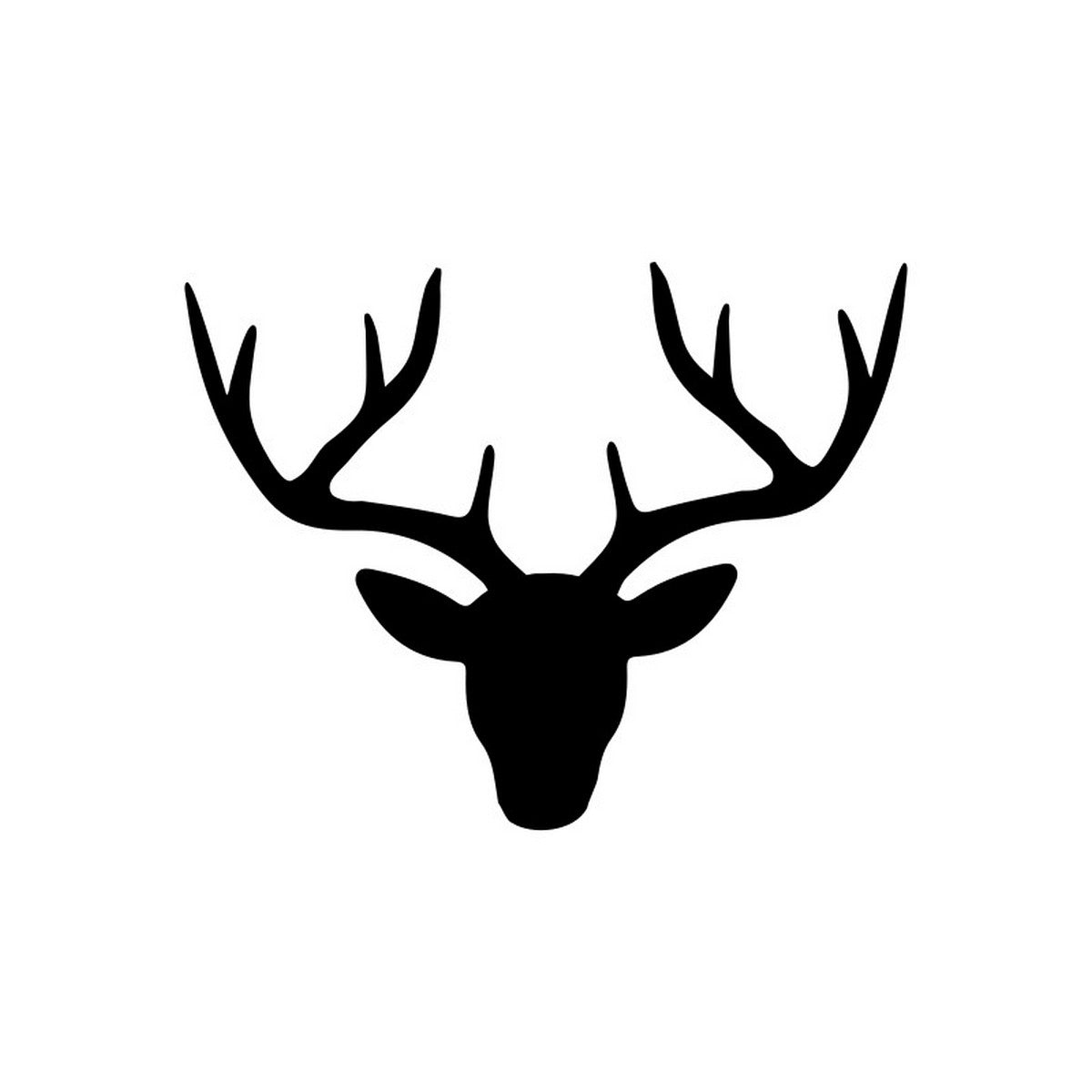Stag Wine Glass Sticker