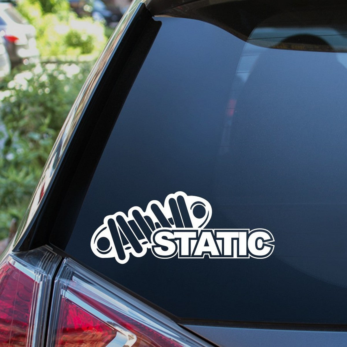 Static Coil Car Sticker