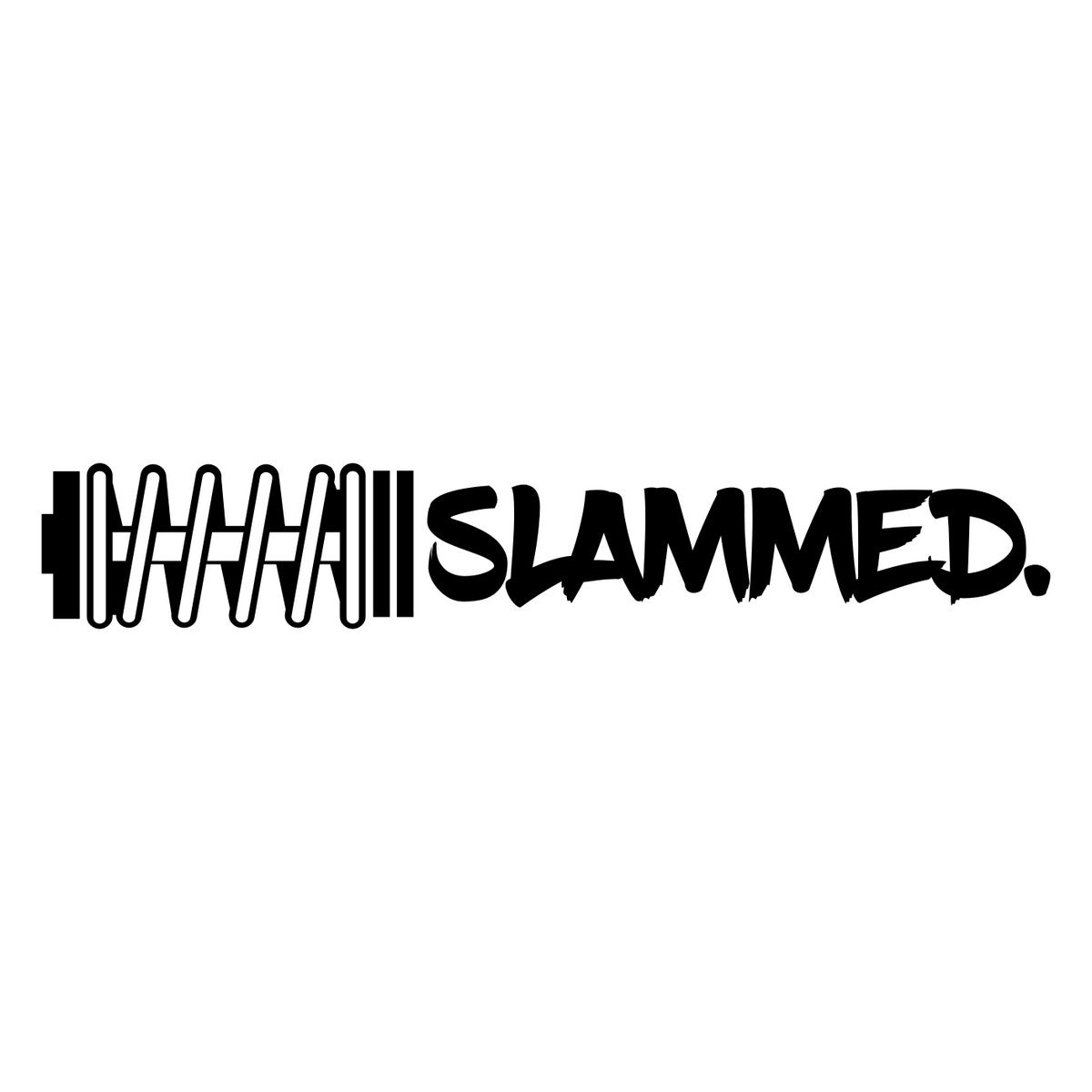 Slammed Coil Car Sticker