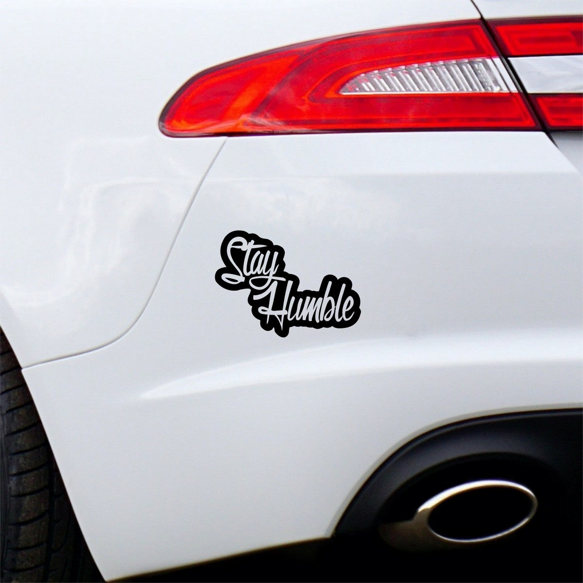 Stay Humble Car Sticker
