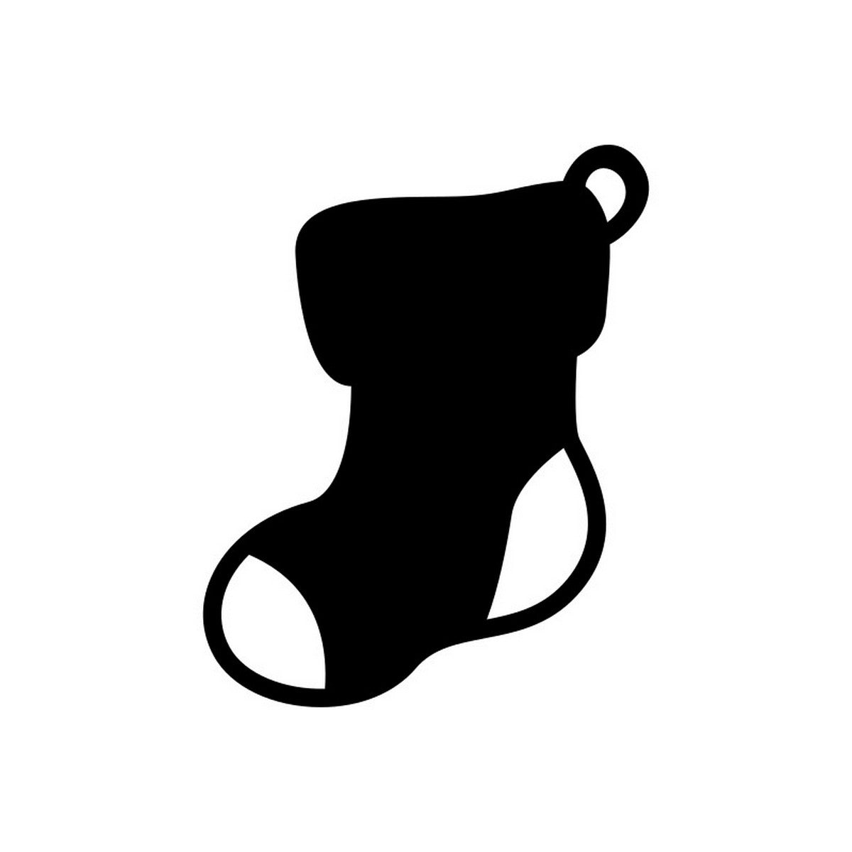 Stocking Wine Glass Stickers