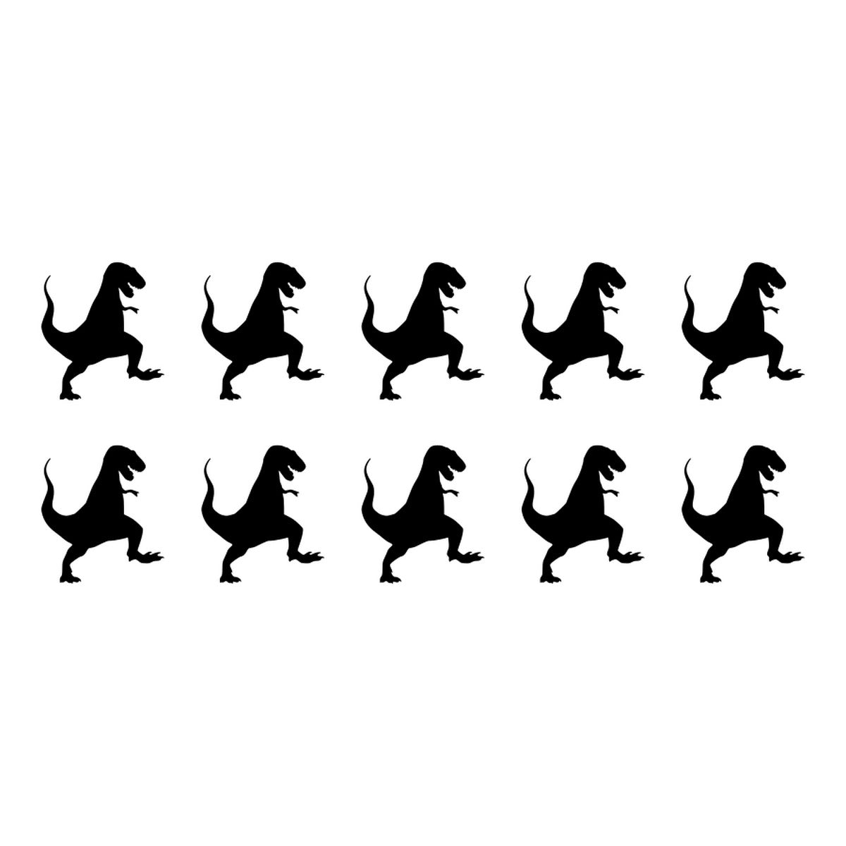 T-REX Dinosaur Wall Tile Stickers