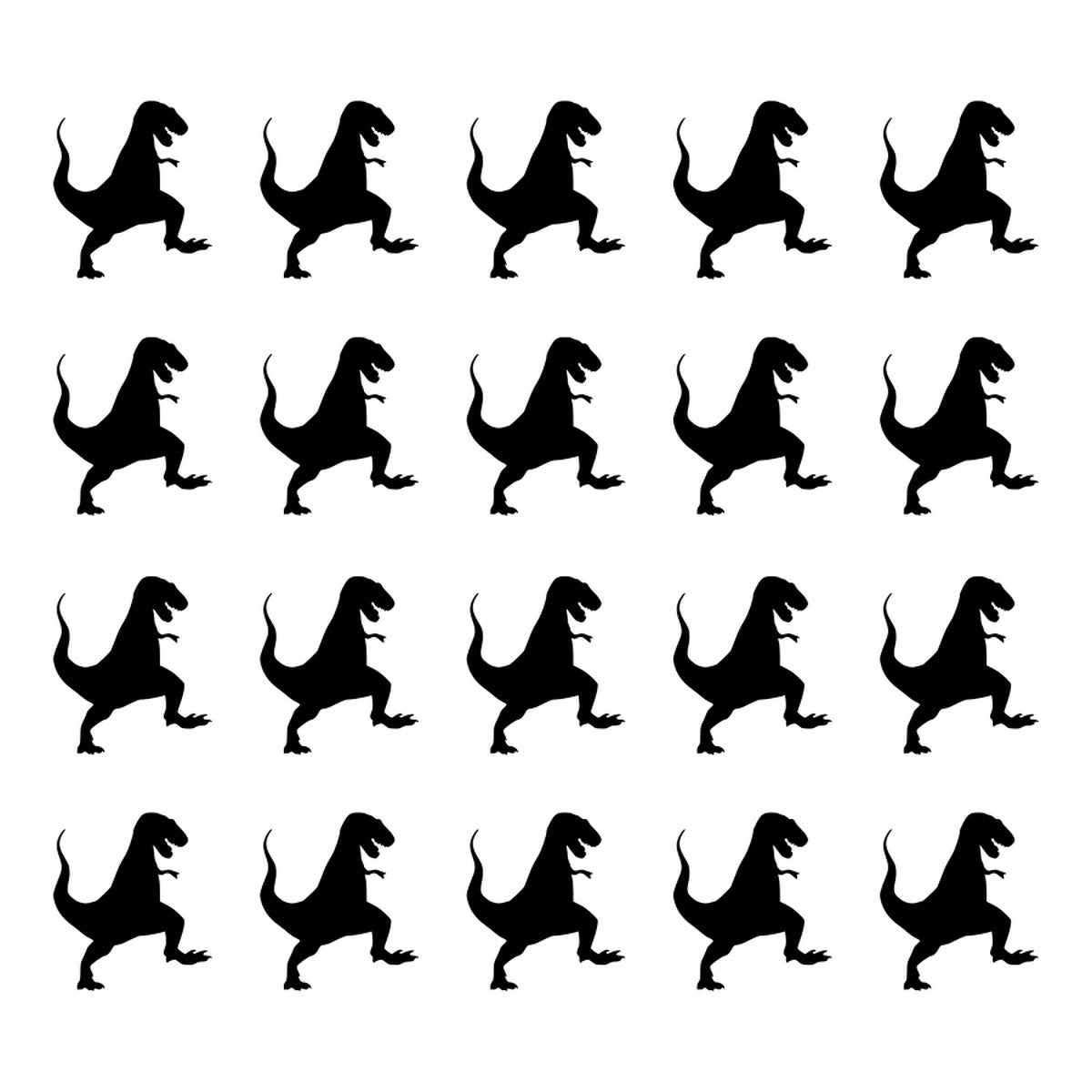 T-REX Dinosaur Wall Tile Stickers