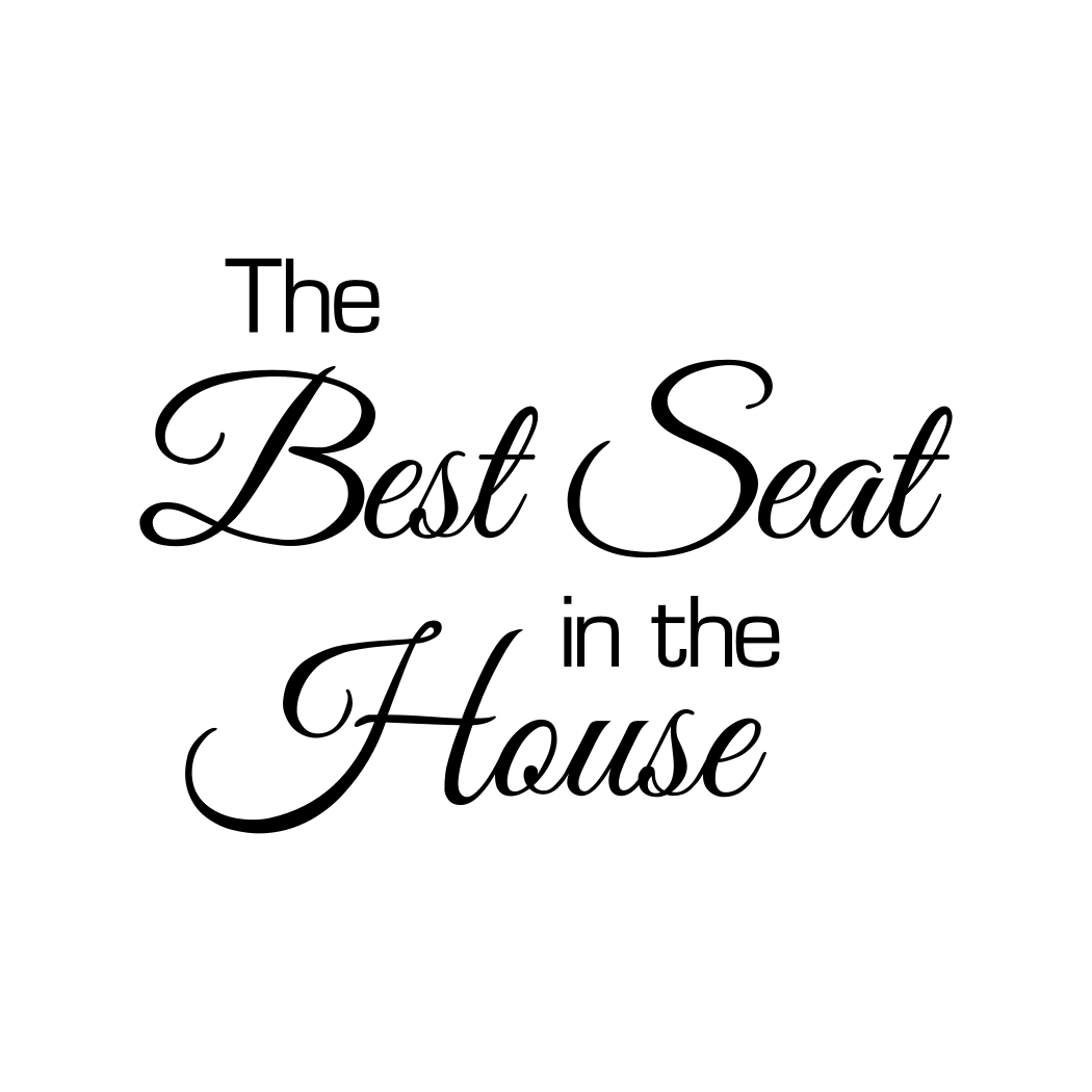 The best seat in the house toilet sticker
