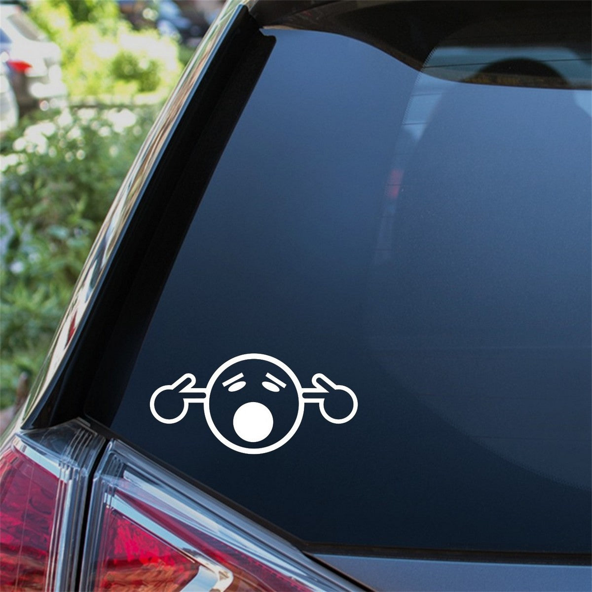 Too Loud Smiley Car Sticker