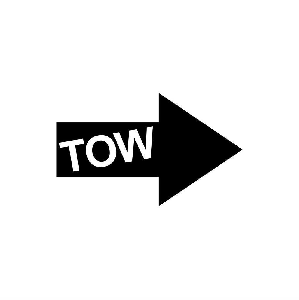 Tow Arrow Car Bumper Sticker
