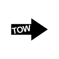 Tow Arrow Car Bumper Sticker