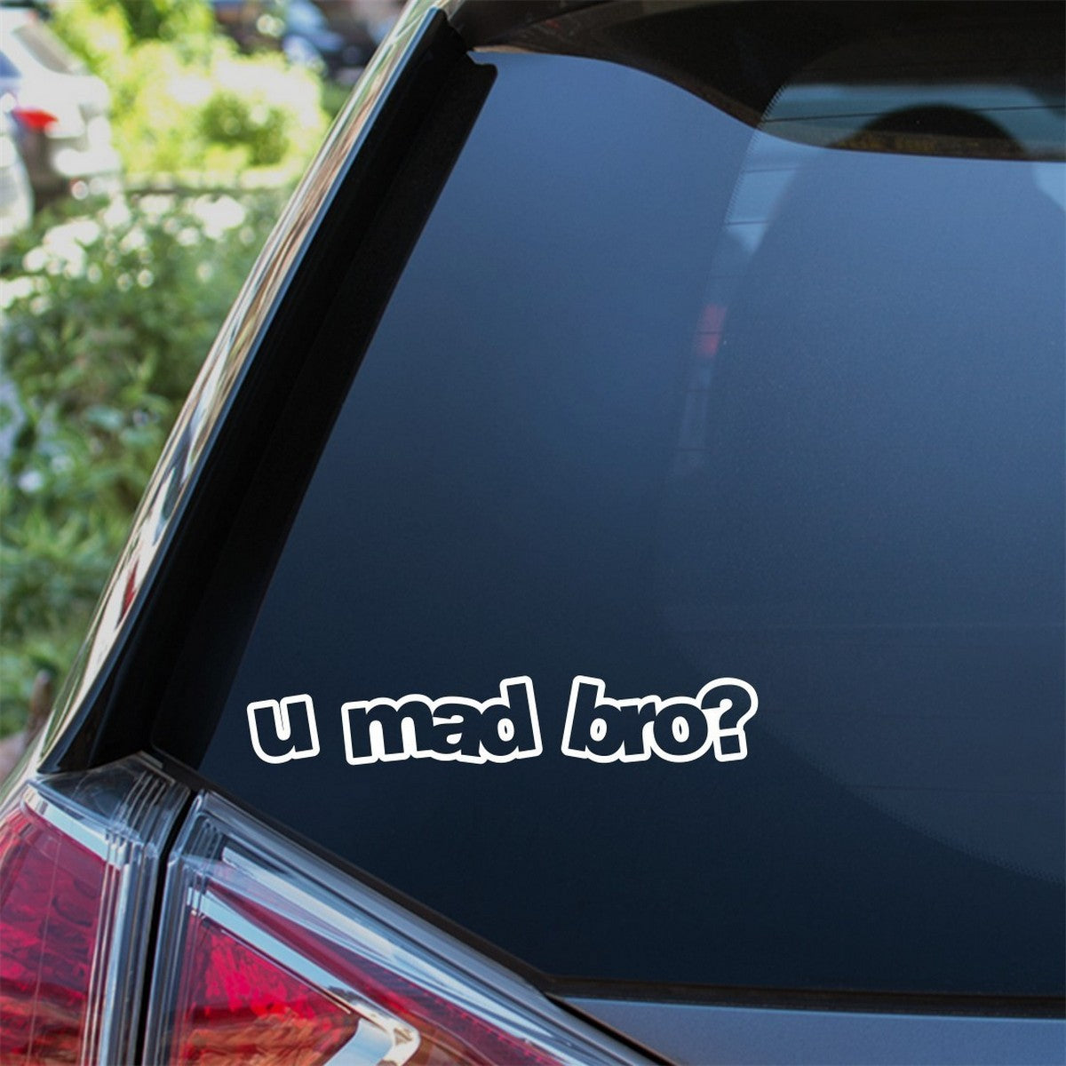 u mad bro Car Sticker