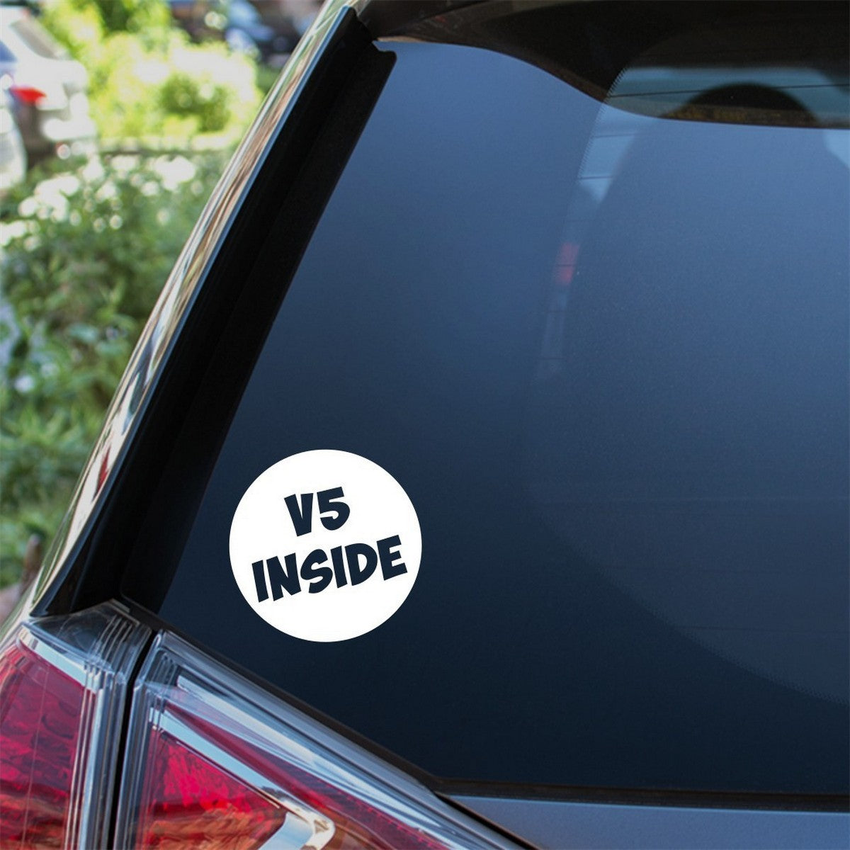 v5 Inside Car Sticker