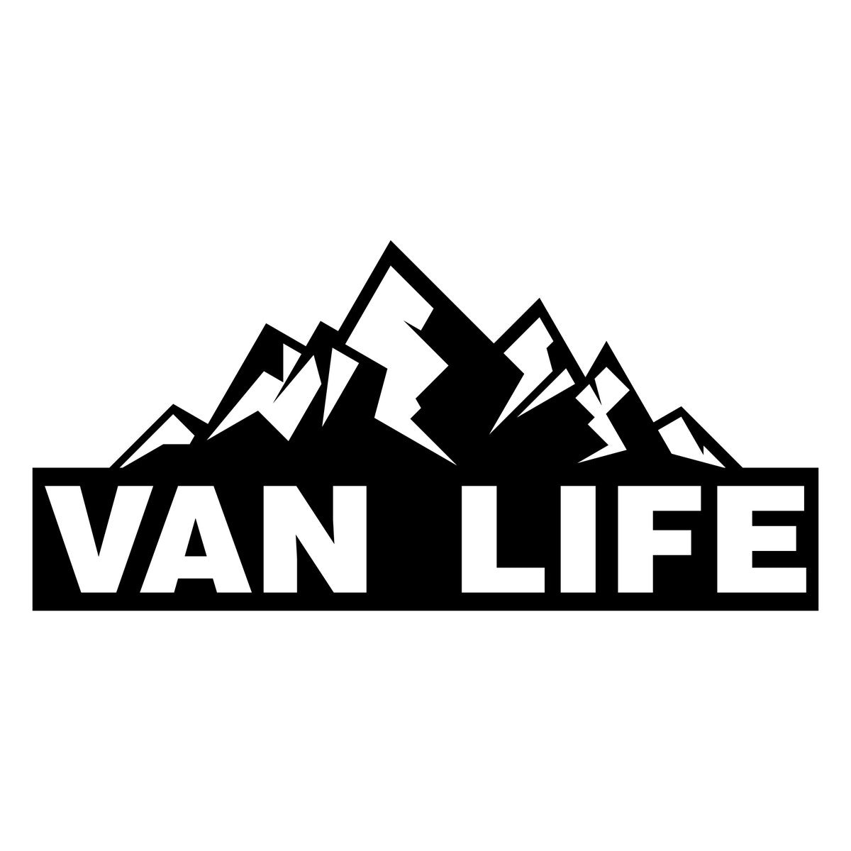 VAN LIFE Mountain Car Sticker