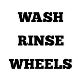 Wash Rinse Wheels Bucket Stickers