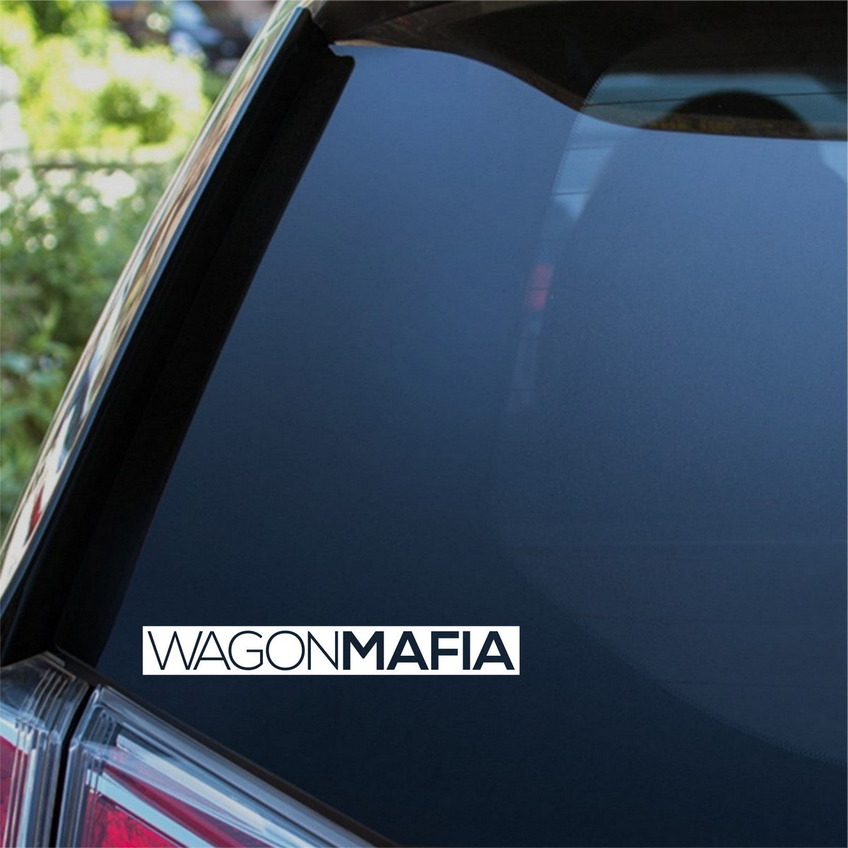 Wagon Mafia Outline Car Sticker