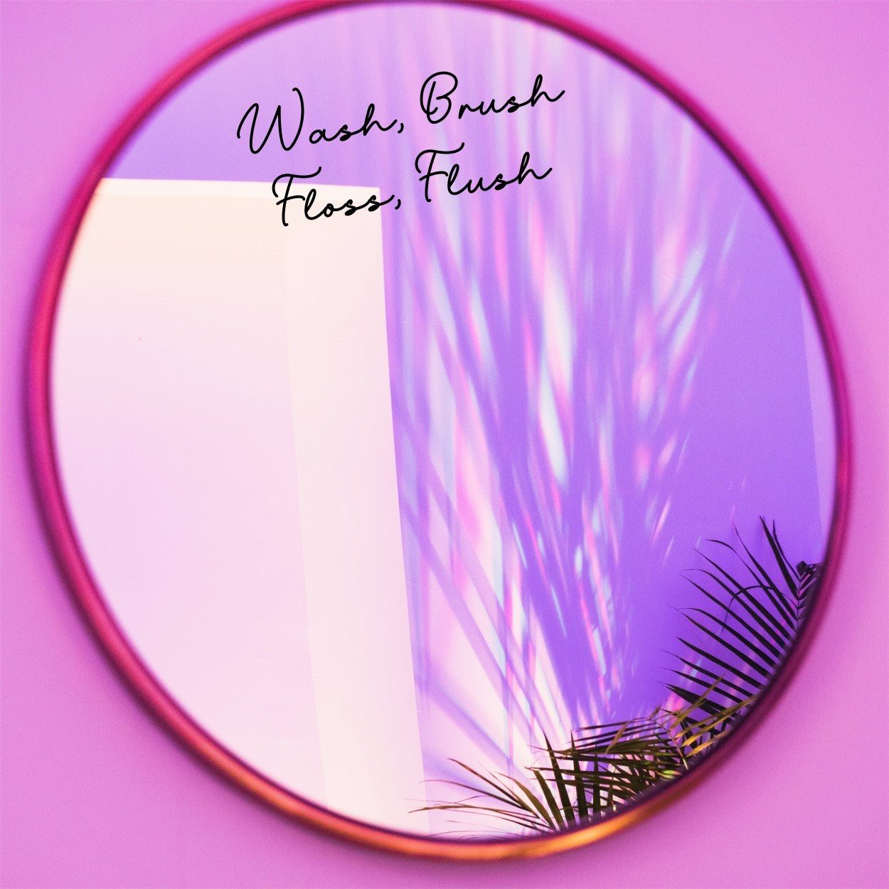 Wash Brush Floss Flush Decal