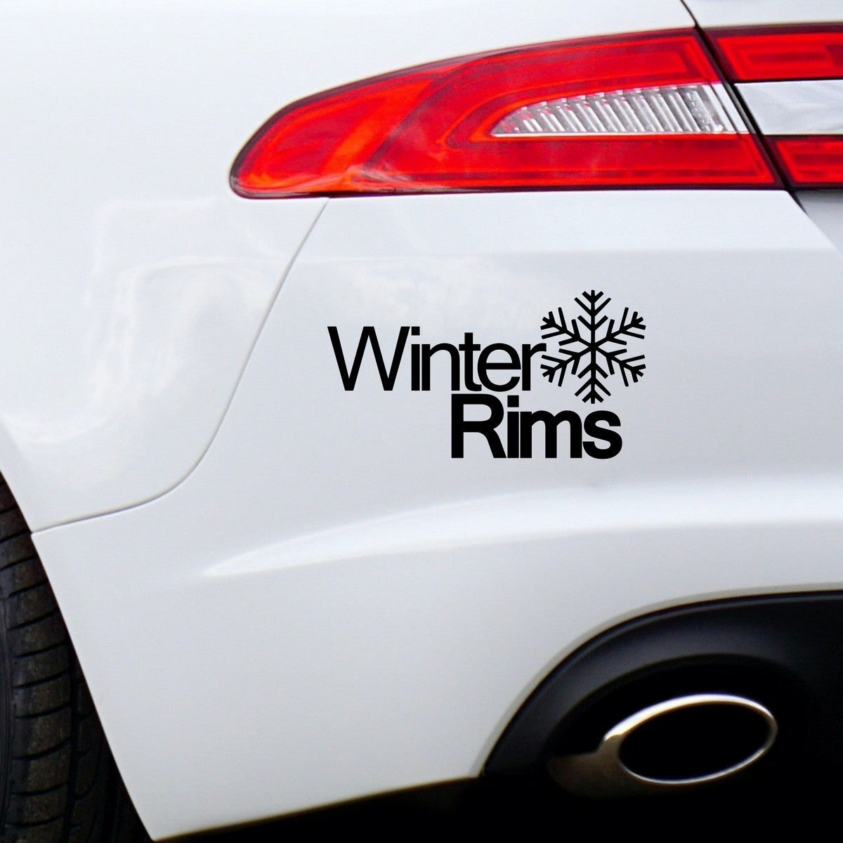Winter Rims Car Sticker