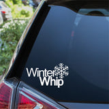 Winter Whip Car Sticker